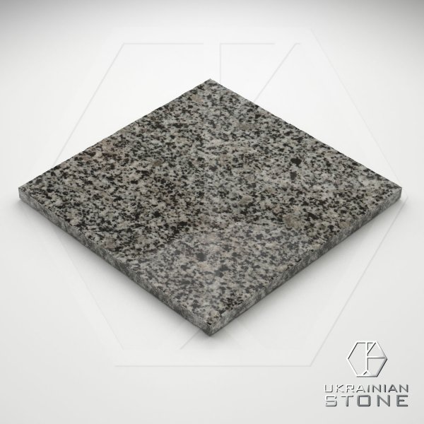 Плитка полированная из натурального камня, серая, 300*300; 600*300; 400*300; 400*200; 200*200; 150*150;300*200, Покостовское месторождение, толщина 40 мм