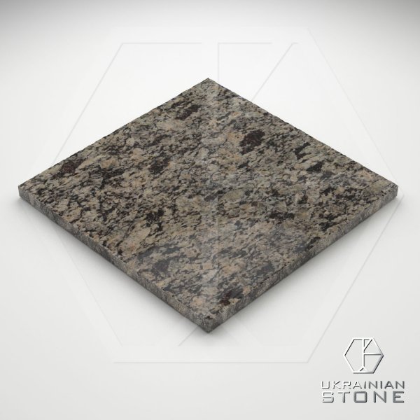 Плитка полированная из натурального камня, мультиколор, 300*300; 600*300; 400*300; 400*200; 200*200; 150*150;300*200, Софиевское месторождение, толщина 40 мм