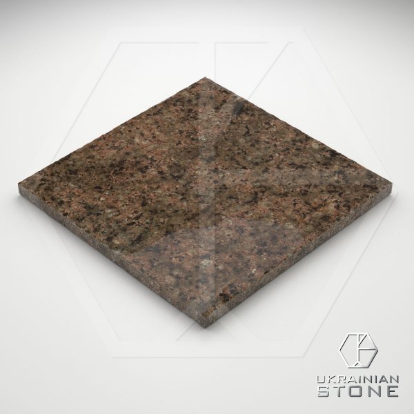 Плитка полированная из натурального камня, мультиколор, 400~600*400~600; 600~2000*300~350, Васильевское месторождение, толщина 40 мм